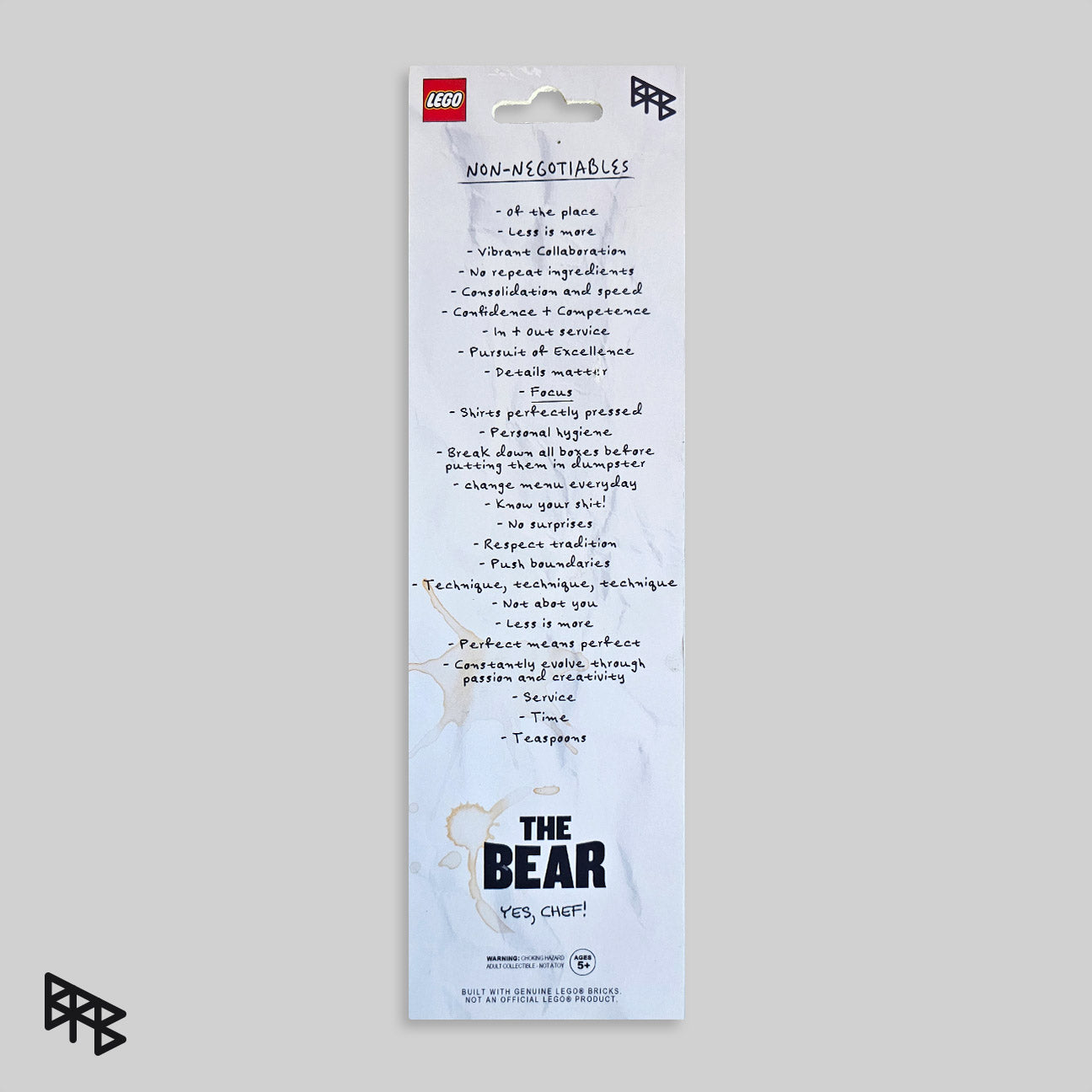 The Bear Minifig Set